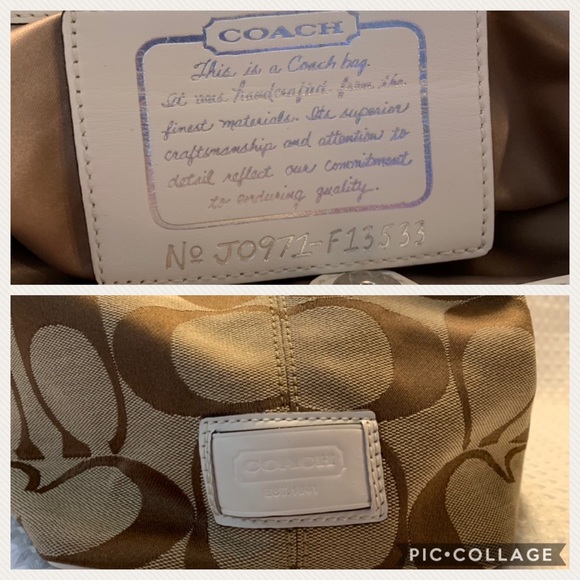 Coach F13533 Carryall signature shoulder bag - Picture 7 of 7